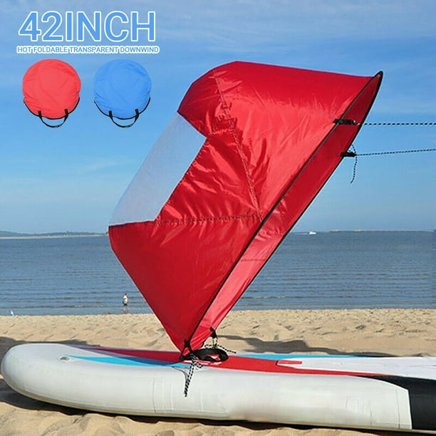 42/" Foldable Downwind Wind Paddle Popup Board for Kayak Canoe Sail Accessories